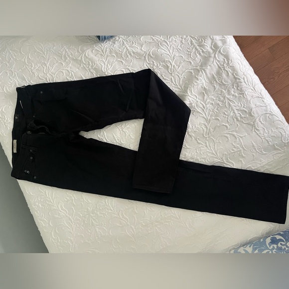 AG Adriano Goldschmied Jeans Ag The Stilt Cigarette Leg Jeans Washed Bla… - Picture 2 of 11